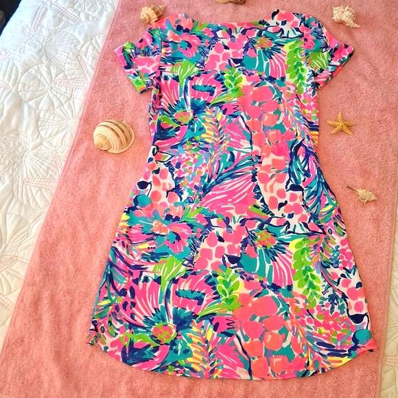 Lilly Pulitzer Dress- Tammy Dress Gumbo Limbo EUC Size XS - Picture 10 of 11